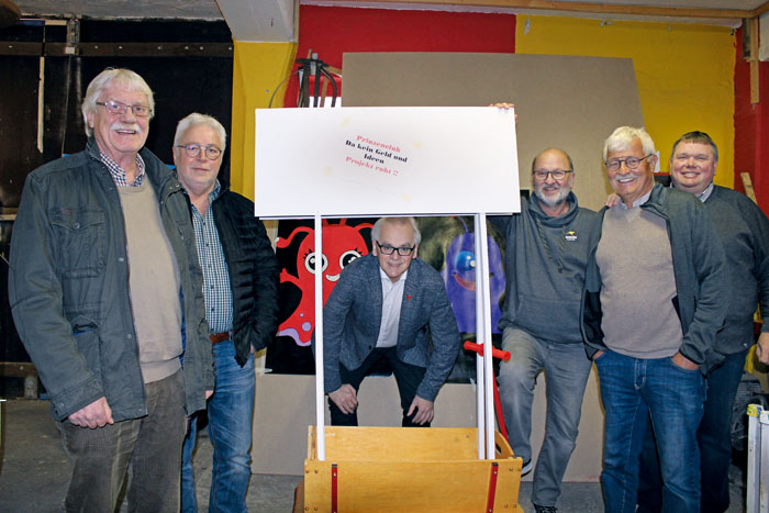 Der Prinzenclub, dem die ehemaligen Prinzen (v.l.) Manfred Grundmeier, Ferdi Biermann, Robert Junkerkalefeld, Klaus Stücker,