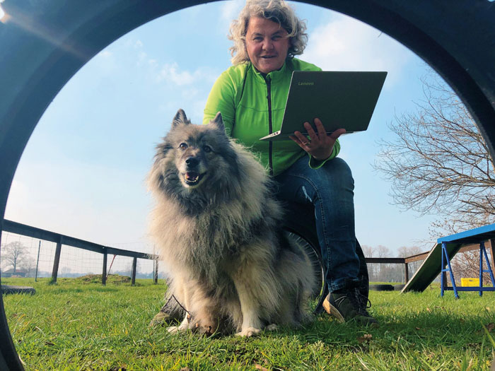 Ingrid Schnusenberg hat Hundebesitzern online über die Lockdown-Zeit geholfen. Foto: privat