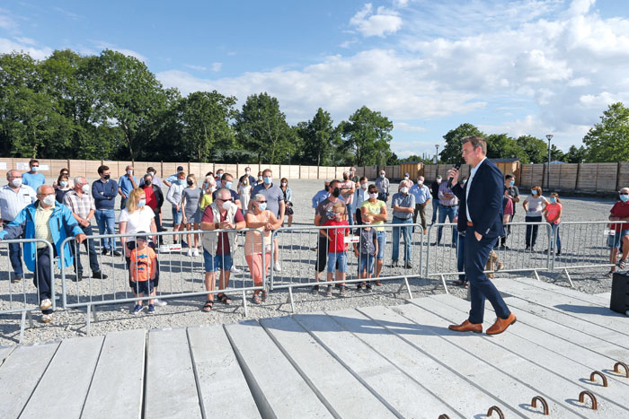 Großes Interesse zeigten viele Rietberger, als Bürgermeister Andreas Sunder über den Stand und das weitere Vorgehen des Gy