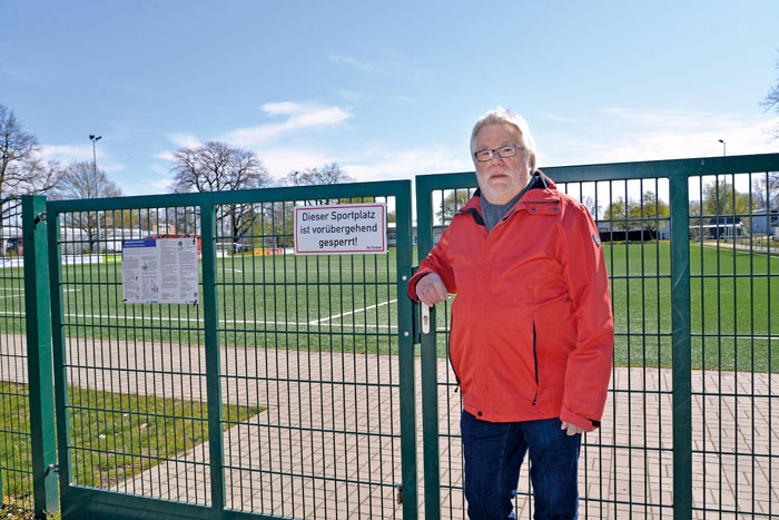 Noch bis ins Frühjahr musste der Sportplatz komplett geschlossen bleiben. „Auch Training im Außenbereich unter freiem Him