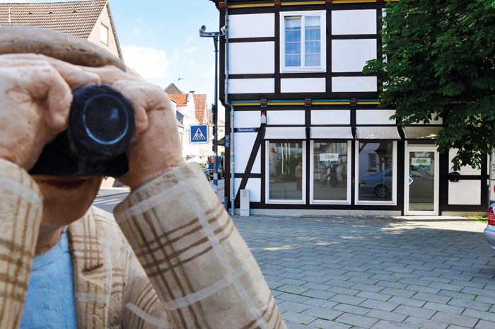 Schlechte Aussichten: Im Zentrum, gegenüber von Rietbergs historischem Rathaus, gehörte sie Jahrzehnte lang zum Stadtbild. 