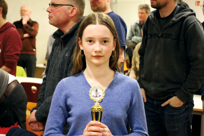 Beste Jugendliche war die erst 11-jährige Lilian „Lilli“ Schirmbeck. Fotos: privat