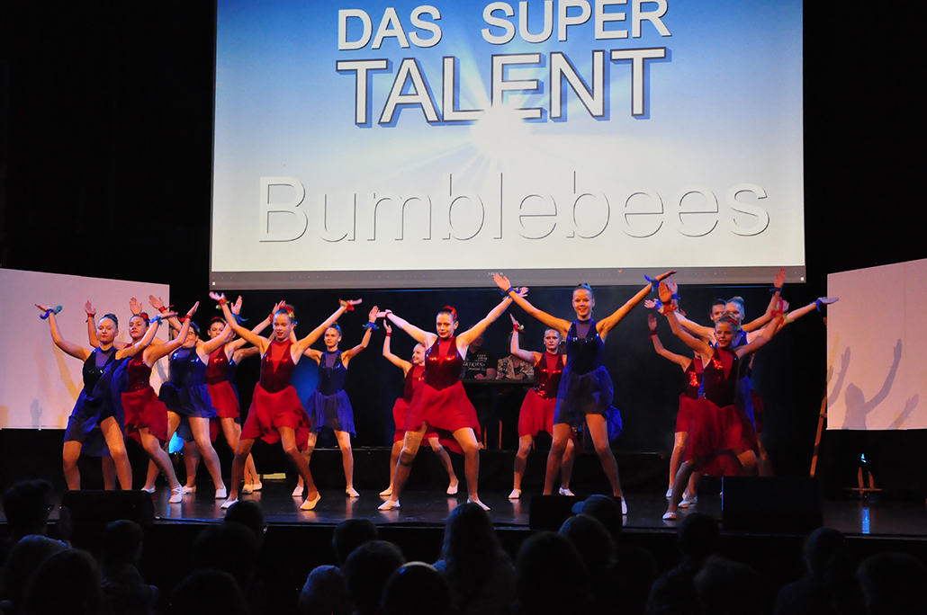 Das großes Show-Finale mit großartigen Darbietungen eröffneten die „Bumblebees“, eine exzellente Tanzgruppe aus Bokel.